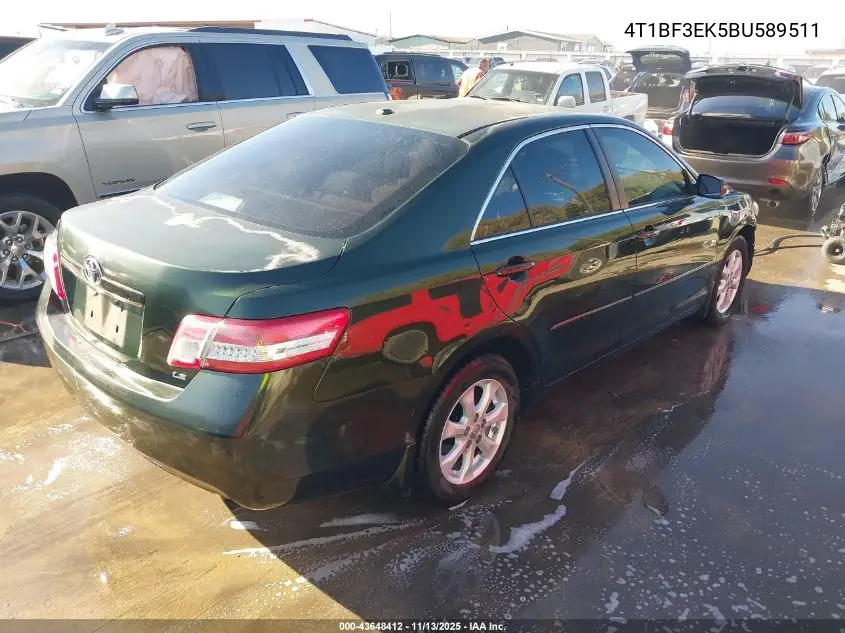 4T1BF3EK5BU589511 2011 Toyota Camry Le