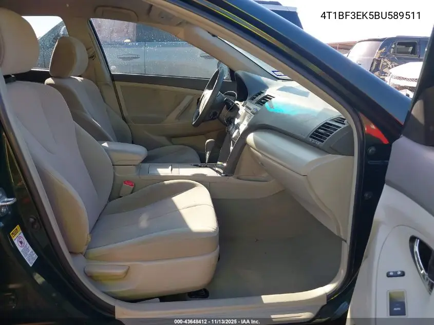 4T1BF3EK5BU589511 2011 Toyota Camry Le