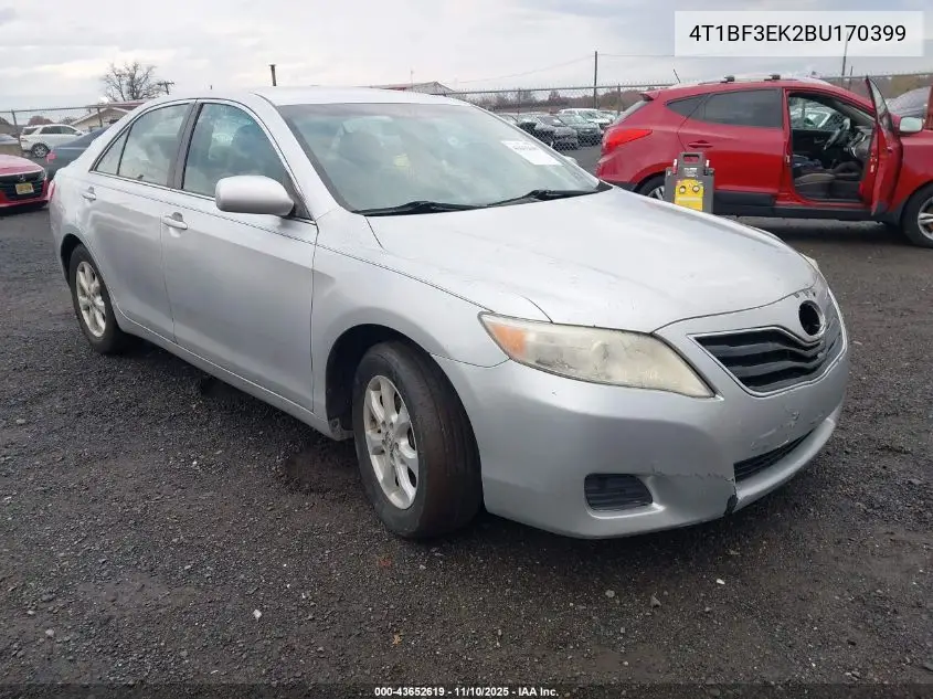 4T1BF3EK2BU170399 2011 Toyota Camry Le