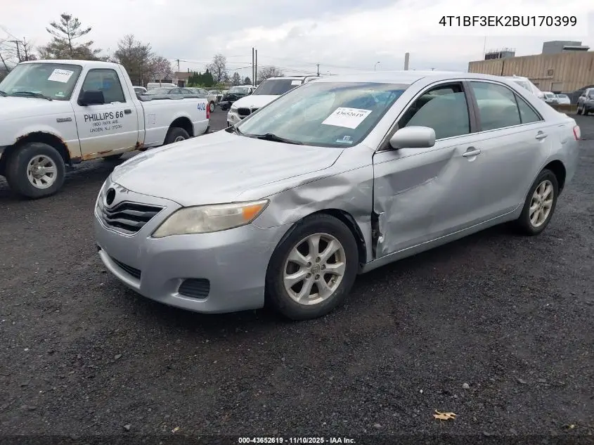 4T1BF3EK2BU170399 2011 Toyota Camry Le