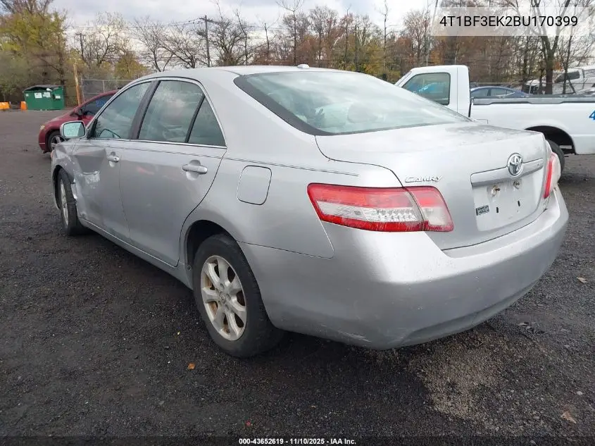 4T1BF3EK2BU170399 2011 Toyota Camry Le