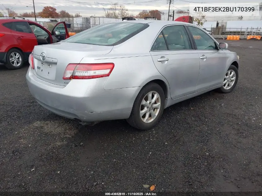 4T1BF3EK2BU170399 2011 Toyota Camry Le