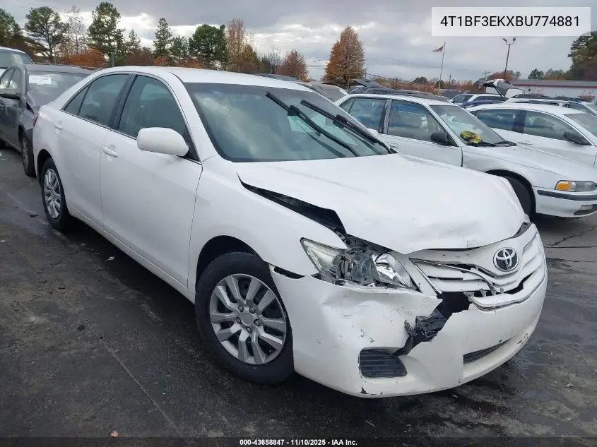 4T1BF3EKXBU774881 2011 Toyota Camry Le