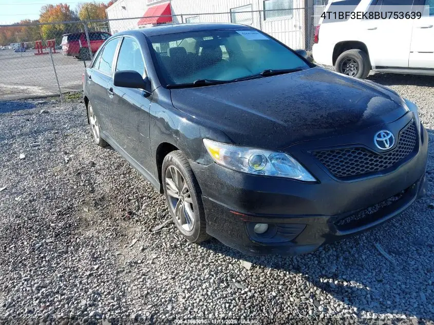 4T1BF3EK8BU753639 2011 Toyota Camry Se/Le/Xle
