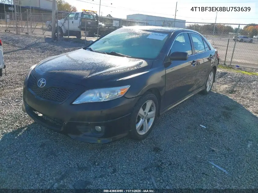 4T1BF3EK8BU753639 2011 Toyota Camry Se/Le/Xle