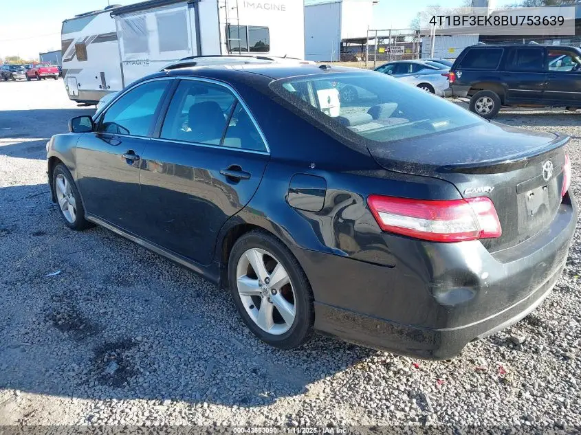 4T1BF3EK8BU753639 2011 Toyota Camry Se/Le/Xle