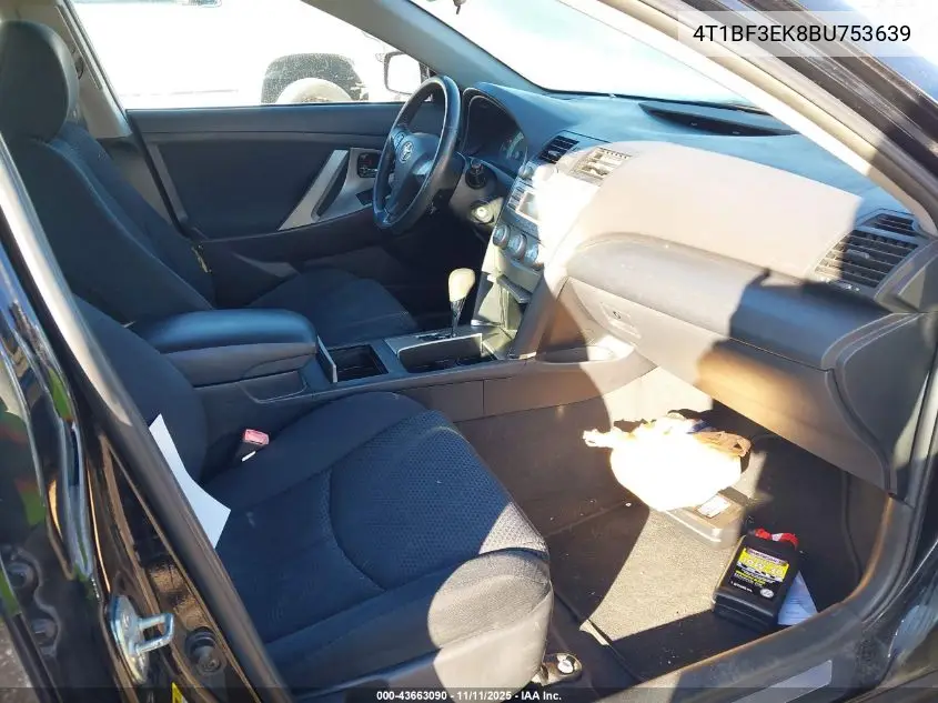 4T1BF3EK8BU753639 2011 Toyota Camry Se/Le/Xle