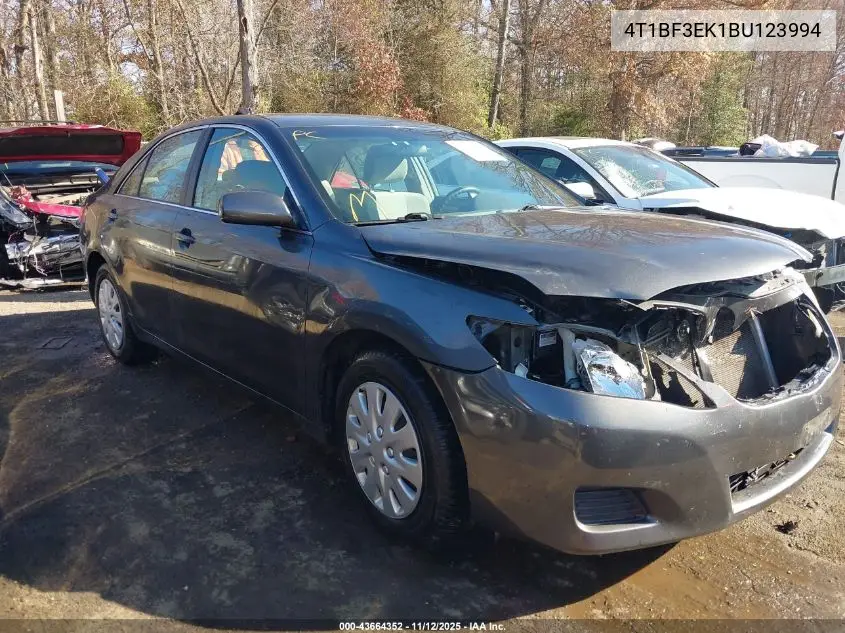 4T1BF3EK1BU123994 2011 Toyota Camry Le
