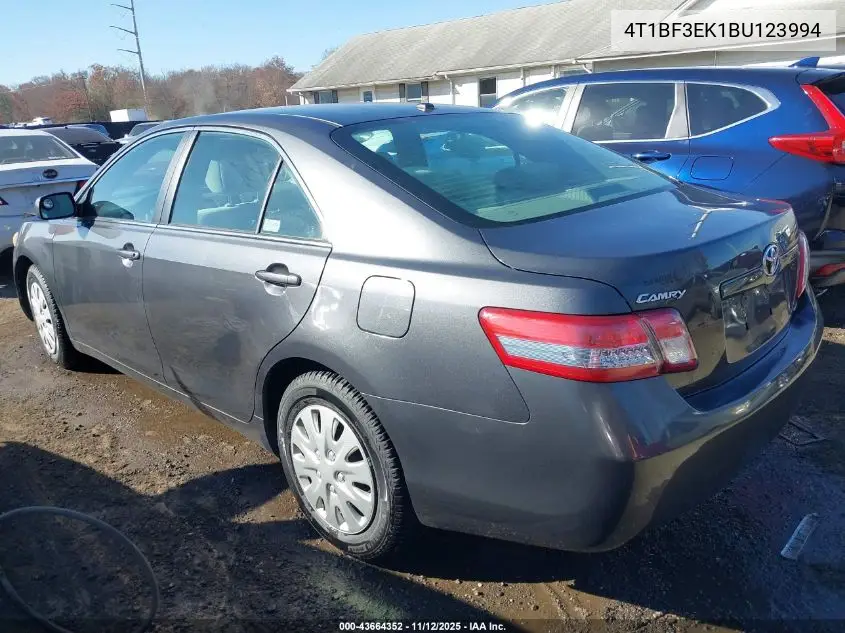 4T1BF3EK1BU123994 2011 Toyota Camry Le