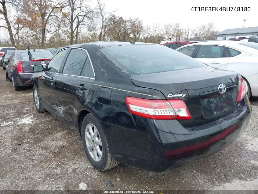 4T1BF3EK4BU748180 2011 Toyota Camry Le