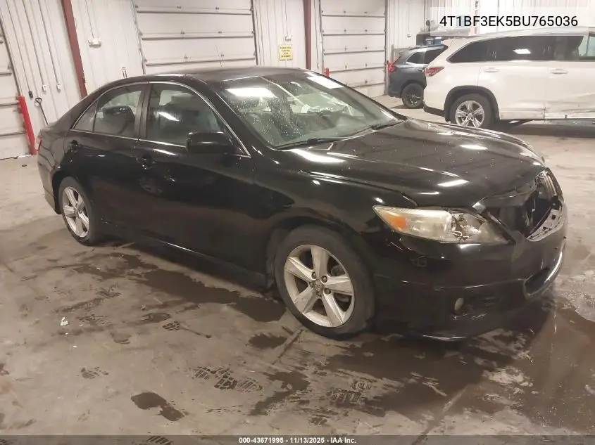 4T1BF3EK5BU765036 2011 Toyota Camry Se