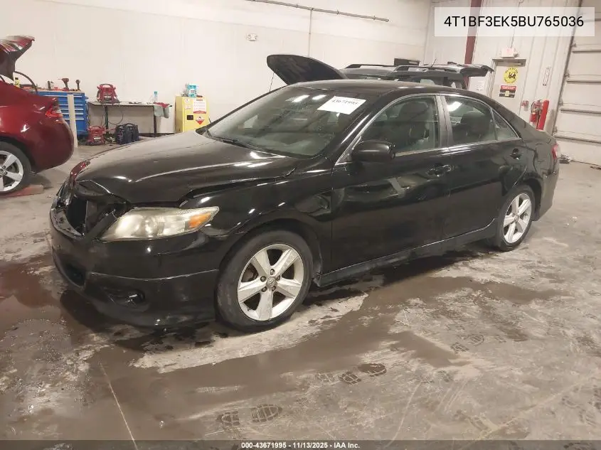 4T1BF3EK5BU765036 2011 Toyota Camry Se