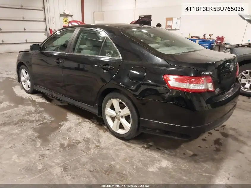 4T1BF3EK5BU765036 2011 Toyota Camry Se