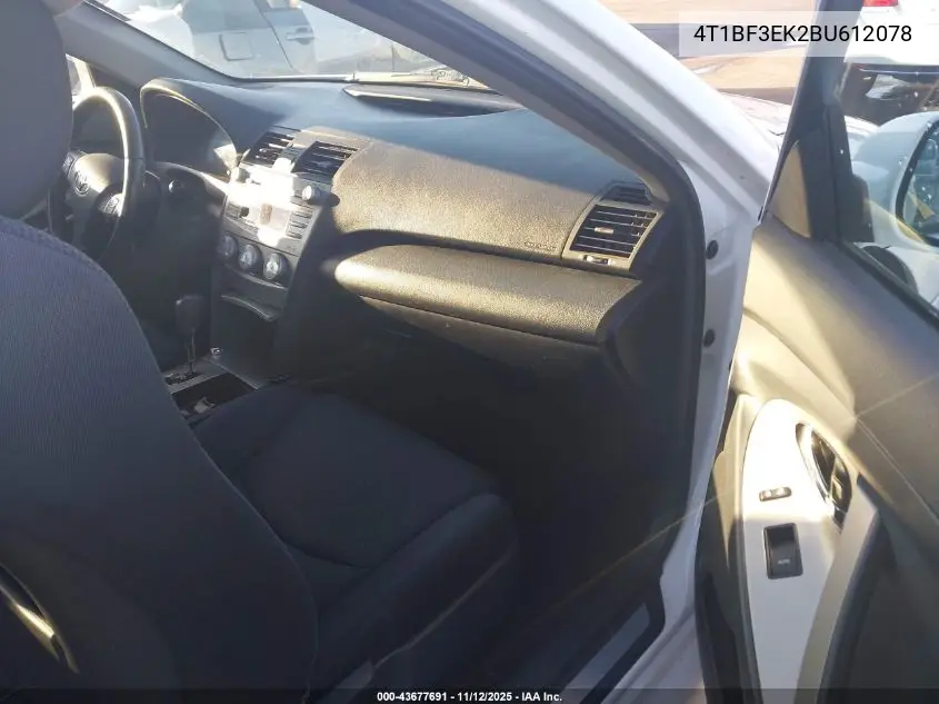 4T1BF3EK2BU612078 2011 Toyota Camry Se