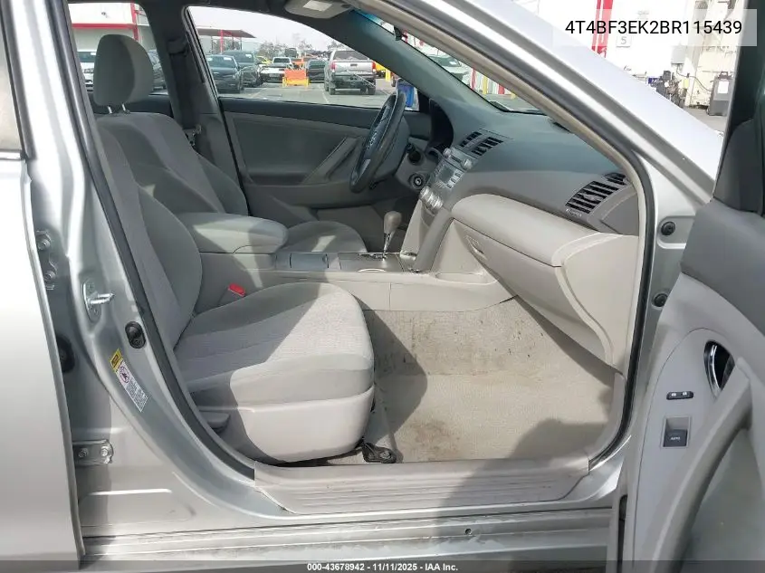 4T4BF3EK2BR115439 2011 Toyota Camry Le