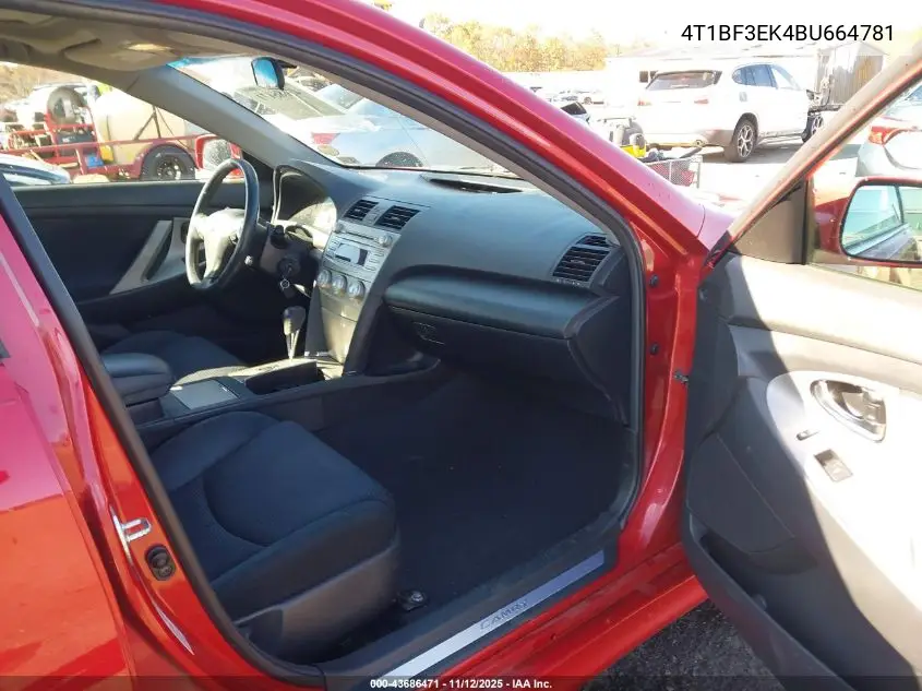 4T1BF3EK4BU664781 2011 Toyota Camry Se