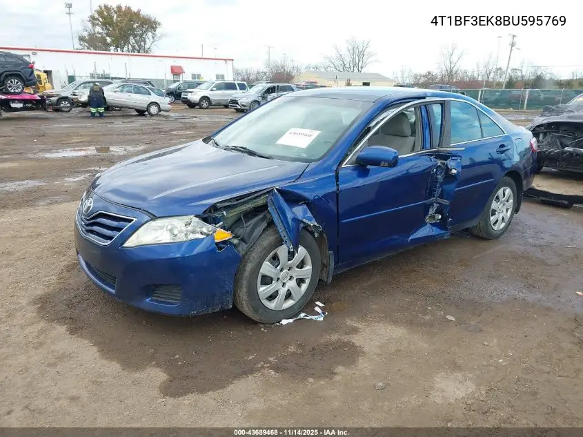4T1BF3EK8BU595769 2011 Toyota Camry Le