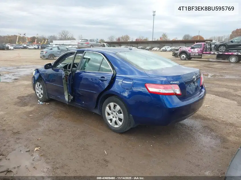 4T1BF3EK8BU595769 2011 Toyota Camry Le