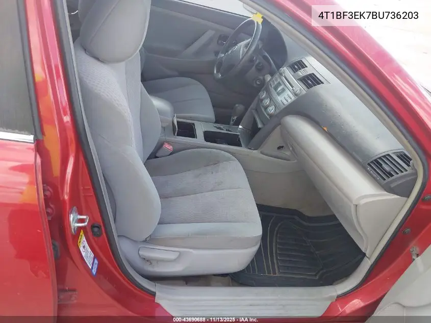 4T1BF3EK7BU736203 2011 Toyota Camry Le