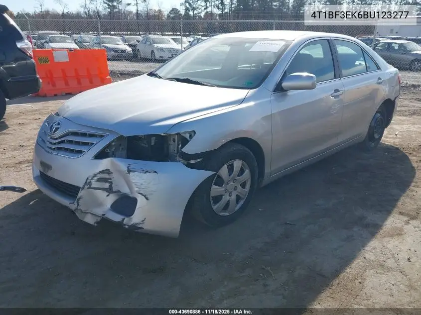 4T1BF3EK6BU123277 2011 Toyota Camry Le