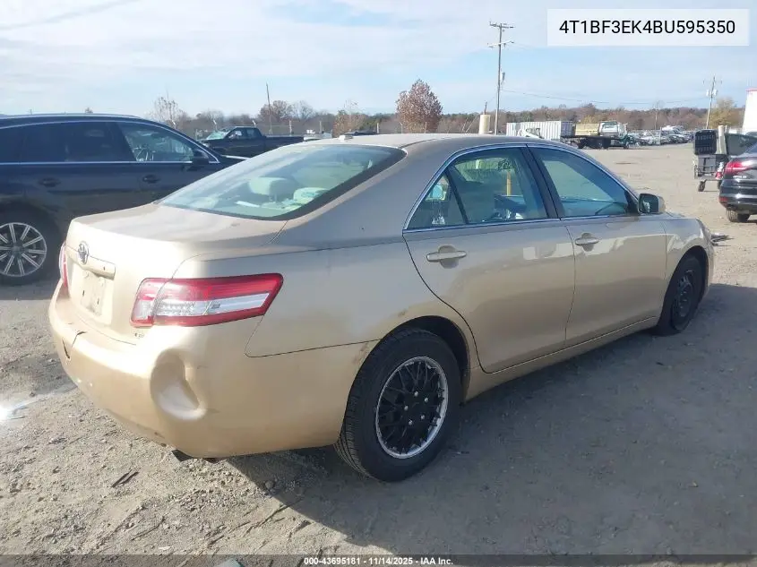 4T1BF3EK4BU595350 2011 Toyota Camry Le