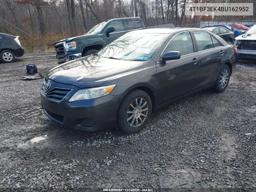 4T1BF3EK4BU162952 2011 Toyota Camry Le