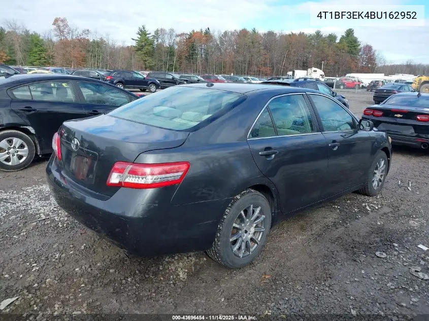 4T1BF3EK4BU162952 2011 Toyota Camry Le