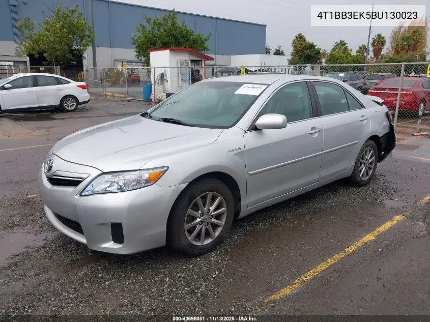 4T1BB3EK5BU130023 2011 Toyota Camry Hybrid