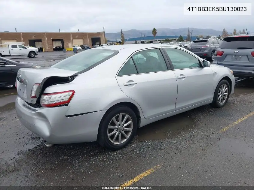 4T1BB3EK5BU130023 2011 Toyota Camry Hybrid