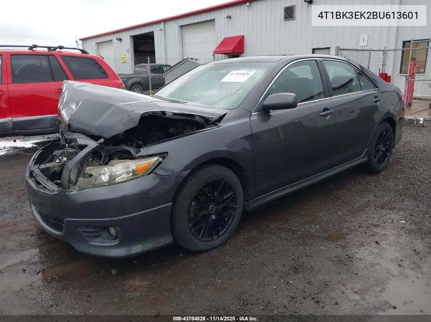 4T1BK3EK2BU613601 2011 Toyota Camry Se V6