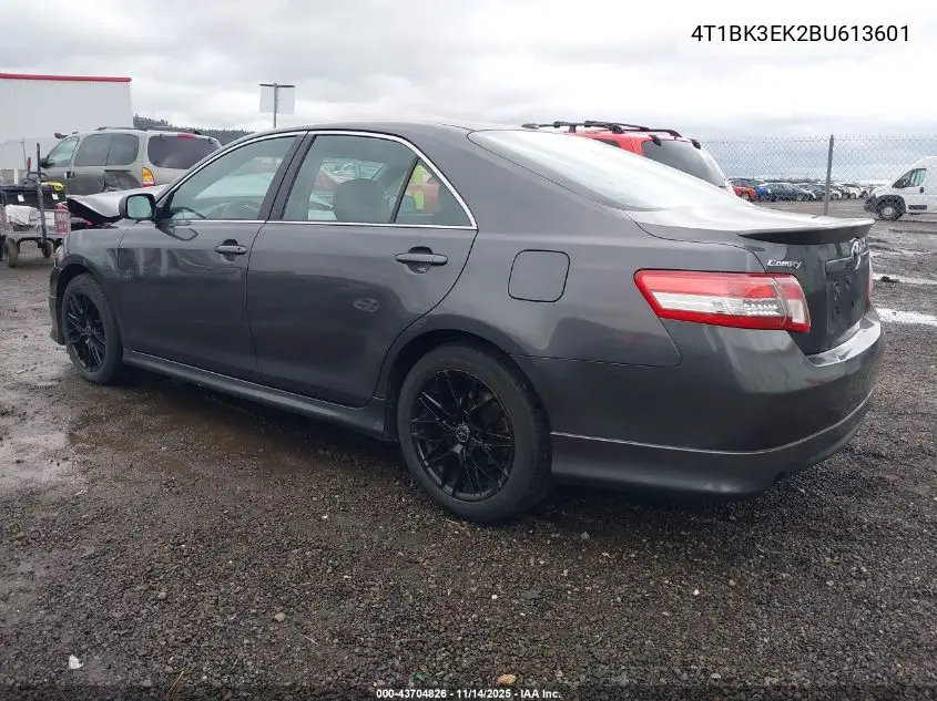 4T1BK3EK2BU613601 2011 Toyota Camry Se V6