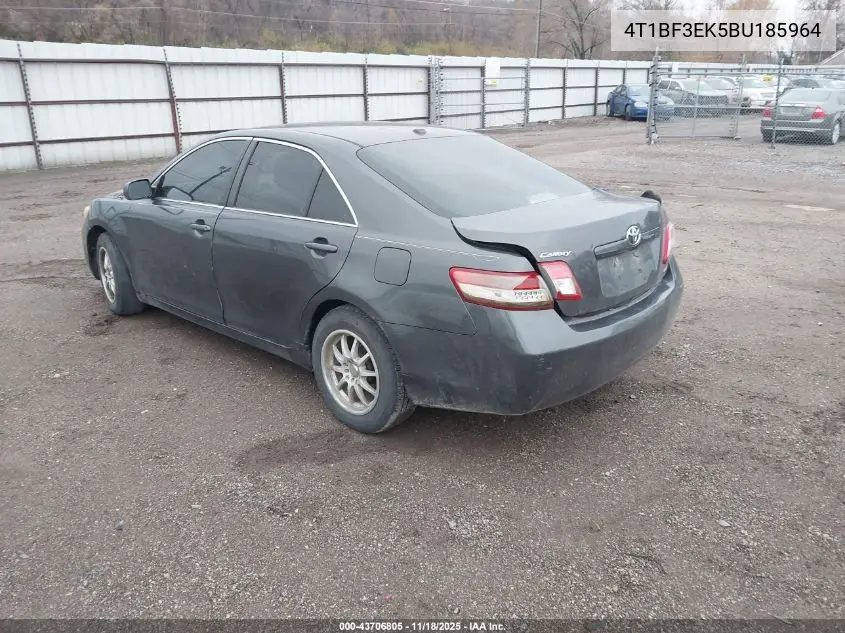 4T1BF3EK5BU185964 2011 Toyota Camry Le