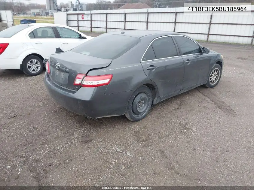4T1BF3EK5BU185964 2011 Toyota Camry Le