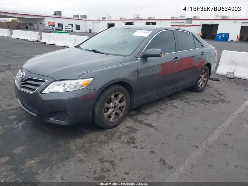 4T1BF3EK7BU634903 2011 Toyota Camry Le