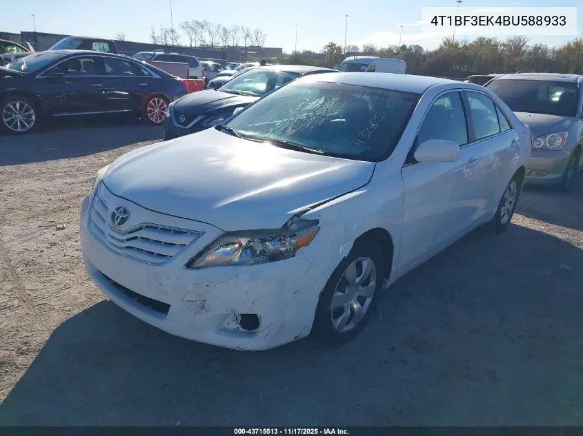 4T1BF3EK4BU588933 2011 Toyota Camry Le