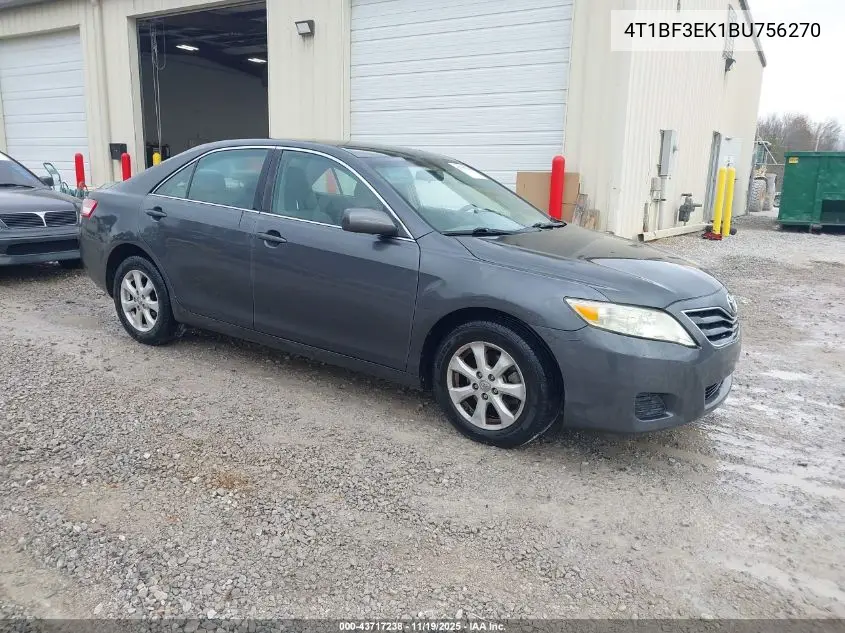 4T1BF3EK1BU756270 2011 Toyota Camry Le