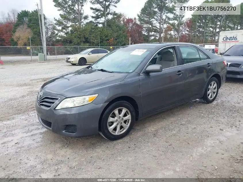 4T1BF3EK1BU756270 2011 Toyota Camry Le
