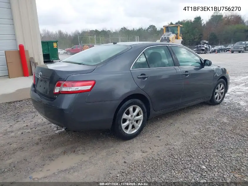 4T1BF3EK1BU756270 2011 Toyota Camry Le