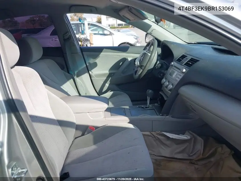 4T4BF3EK9BR153069 2011 Toyota Camry Le
