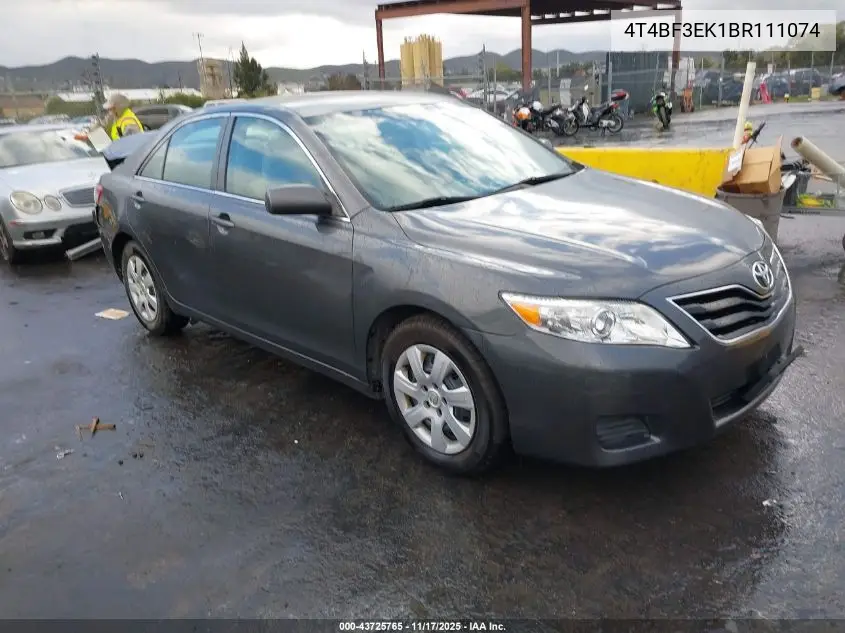 4T4BF3EK1BR111074 2011 Toyota Camry Le