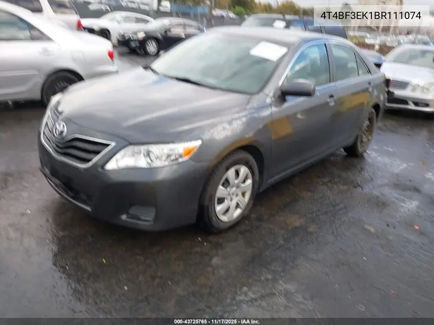 4T4BF3EK1BR111074 2011 Toyota Camry Le