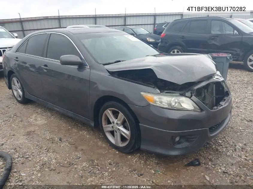 4T1BF3EK3BU170282 2011 Toyota Camry Se