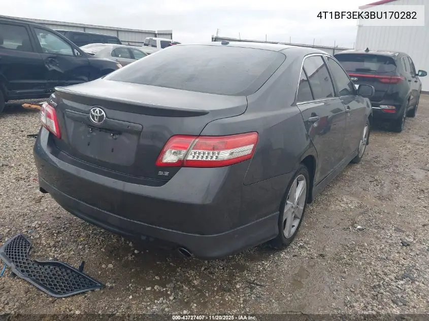 4T1BF3EK3BU170282 2011 Toyota Camry Se