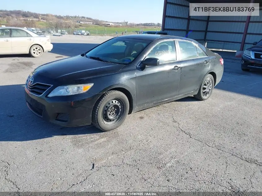 4T1BF3EK8BU183769 2011 Toyota Camry Le