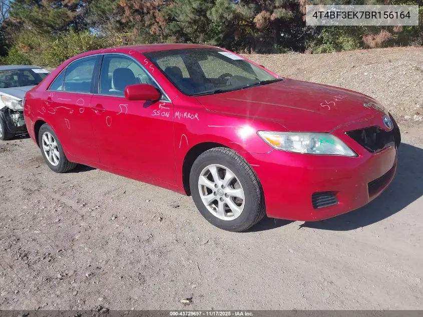 4T4BF3EK7BR156164 2011 Toyota Camry Le