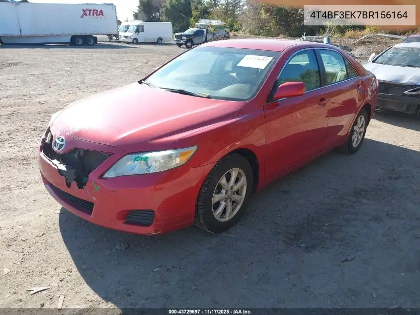 4T4BF3EK7BR156164 2011 Toyota Camry Le