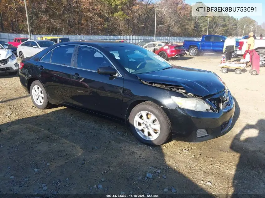 4T1BF3EK8BU753091 2011 Toyota Camry Le