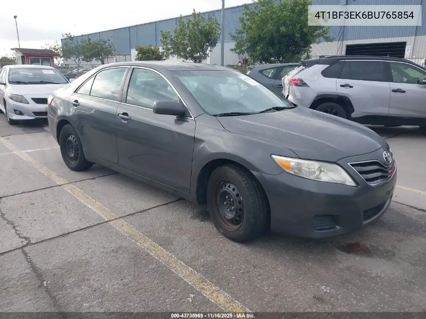 4T1BF3EK6BU765854 2011 Toyota Camry Le