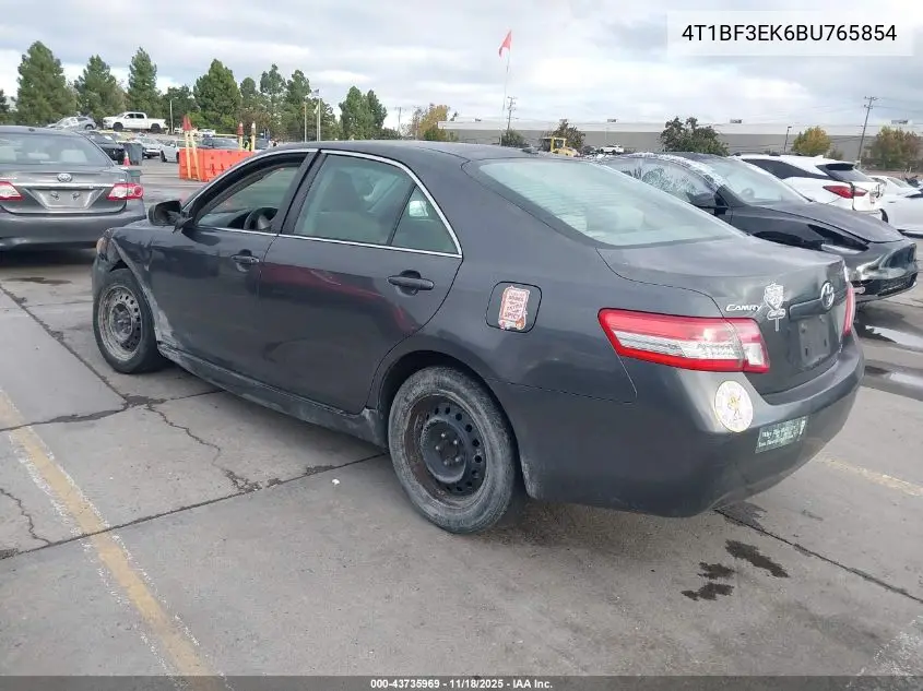 4T1BF3EK6BU765854 2011 Toyota Camry Le