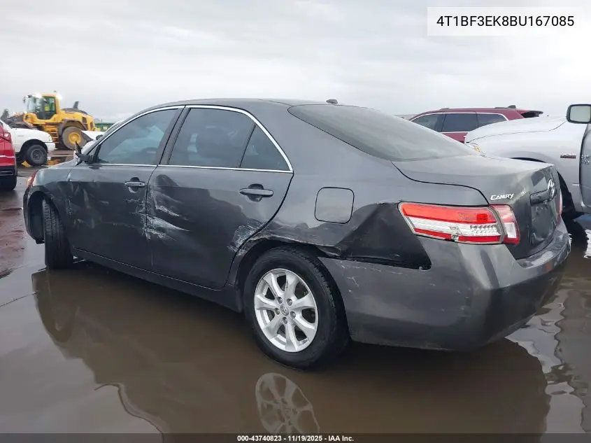 4T1BF3EK8BU167085 2011 Toyota Camry Le
